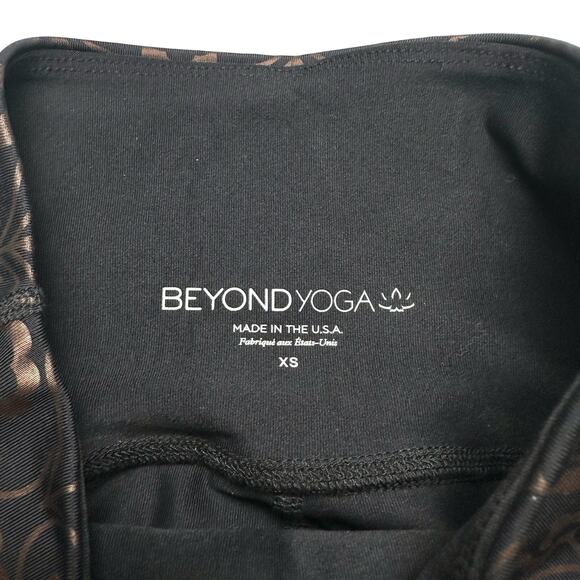 Beyond Yoga | Women | Powershine Bronze High Waist Midi Athletic Leggings | XS - Picture 6 of 10